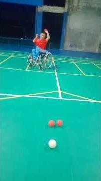 Boccia training at JB court #boccia💖💖💖