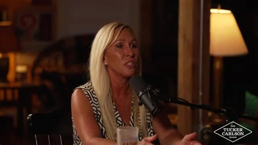 ‘I Wasn’t Being Violent!’: Marjorie Taylor Greene Shamelessly Defends Antisemetic ‘Jewish Space Laser’ Tweets With Tucker Carlson