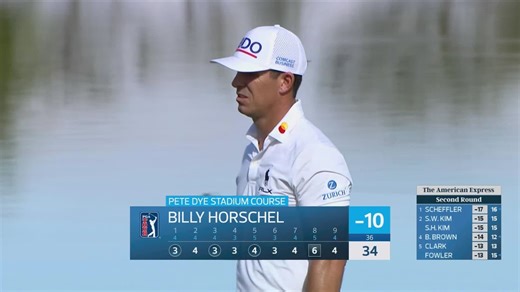 Billy Horschel | Round 2 | 9th hole | Shot 4 | 2026 The American Express