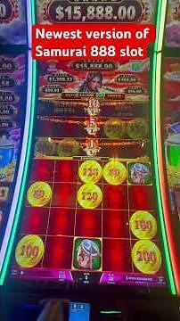 Newest Samurai 888 Bonus #slot #casino #slotmachine #jackpot #bigwin #gambling #bonus #samurai