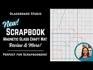 Must See! Scrapbook Magnetic Glass Craft Mat | Great for Scrapbooking | Glassboard Studio