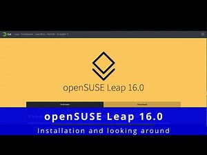 Installing openSUSE Leap 16.0 🐧 looking around
