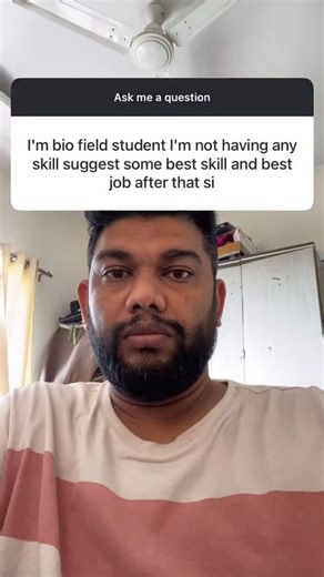 Aamod Gadling on Instagram: "TO ALL BIO/SCIENCE STUDENTS: Stop scrolling. This is for you. 👇 — “I’m in my 2nd/3rd year. No skills yet. What should I do?” I get this question EVERY SINGLE DAY. And honestly? I was you 2 years ago. Confused. Lost. Watching endless videos. No clarity. — So I created something for you. A simple, no-BS document that covers: ✅ Top 6 skills you can learn in 3-6 months ✅ Job roles after learning each skill ✅ Certifications that actually matter ✅ Salary expectations (rea