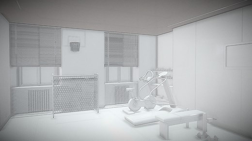 Home gym - Download Free 3D model by vixen3D