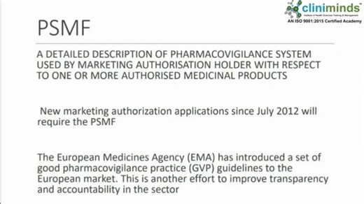 Pharmacovigilance System Master File | Cliniminds India