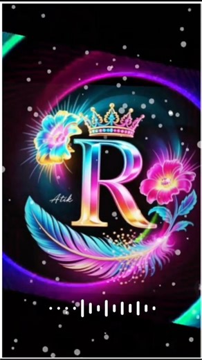 R💗😍 letter #wedeo #nameartstatus #satausvideo #rlover #nameartvideo #trendingvideo