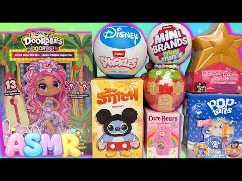 💜 20 Minutes ASMR Blind Box & Blind Bag Unboxing! NO TAPPING No Music No Talking ODDLY Satisfying