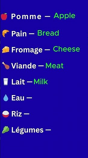 🍎🥛🥦 Food Vocabulary in English: Fruits, Milk, Rice, and Vegetables 🇺🇸 | Double Language Academy