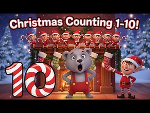 Christmas Counting 1-10! 🎄 Elf on the Shelf Candy Canes