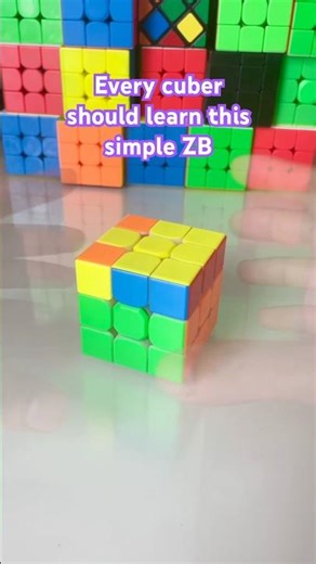 THIS ZBLL is just OLLs🥹 #shorts