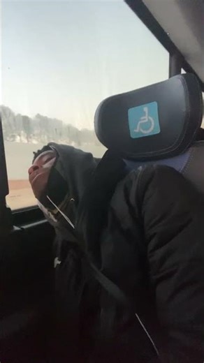 Sleep on the greyhound bus #welcometoatlanta #funny