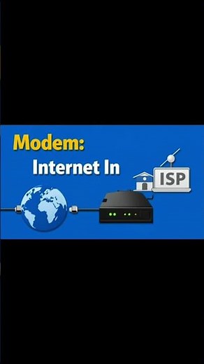 “Modem vs Router Explained in 30 Seconds | Don’t Get Confused Again”🤯🧐 #modem #shorts