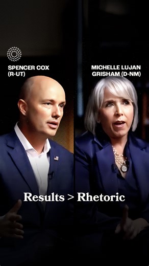 Governors find common ground where Washington can’t… Even on one of the most divisive issues in the country—abortion—these two governors found a point of agreement. Utah’s Spencer Cox (R) and New Mexico’s Michelle Lujan Grisham (D) may be on opposite sides of the debate, but they both recognize a pressing need: better support for single mothers. Their conversation shows that disagreement doesn’t have to lead to gridlock. By zeroing in on tangible needs, they demonstrate how leaders can move past