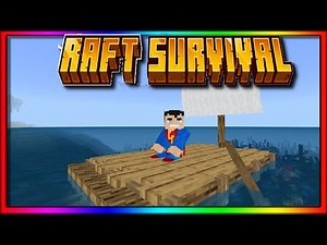 Minecraft : Lets Play Raft Survival Ep1 "Very Nice Map "