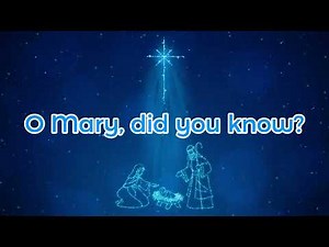 Mary Did You Know Christmas instrumental worship with lyrics