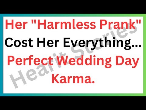 Wedding Prank Backfires - Prankster Bride Gets Taste of Own Medicine