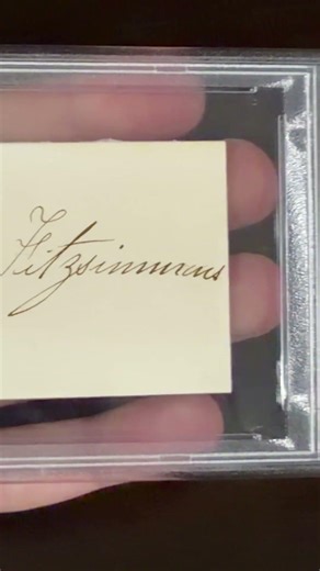 Bob fitzsimmons signature #boxing #rare #autograph #psa #like #follow #champion #boxer #ufc #fight