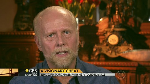 Blind card shark amazes with his astounding skills