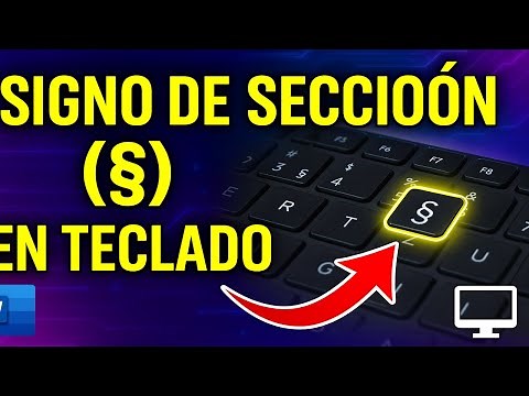 😱 ¡ASÍ Se Hace el Signo de Sección (§) en tu Teclado! ✅ Súper Fácil
