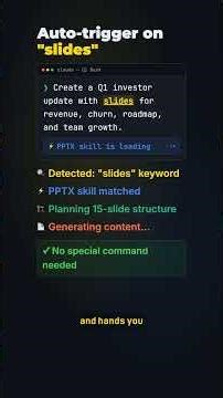 One Prompt → 15 Slides: The Claude Code PPTX Skill