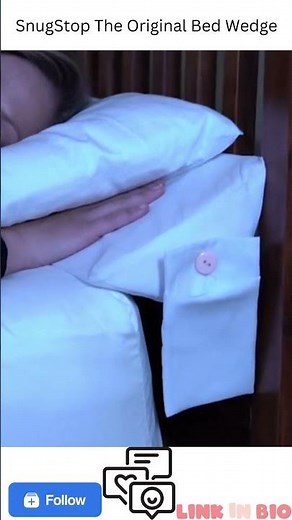 SnugStop The Original Bed Wedge | Gap Filler Between Your Headboard and Mattress | Triangle PilloW