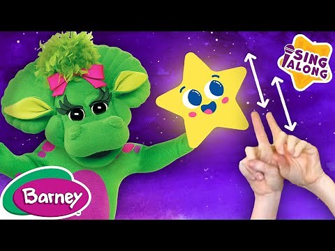 Twinkle Twinkle Little Star | American Sign Language | Barney Nursery Rhymes and Kids Songs