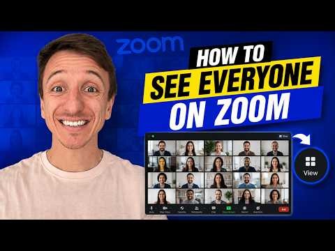 How To See Everyone On Zoom (2026)
