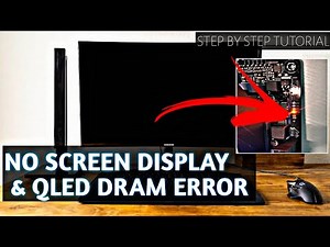 How to fix no monitor display or black screen | DRam Error | How to Update Bios