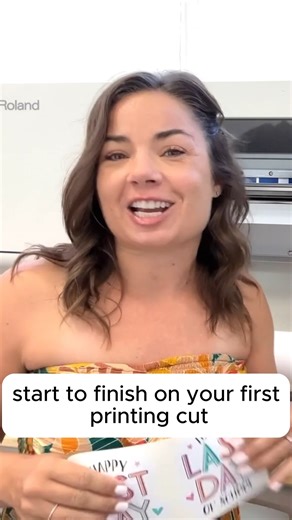 3K views · 11 reactions | Print and cut with Roland BN2-20A, start to finish! 朗朗 Comment WATCH and I will send you the full video tutorial. #rolandprinter #silhouetteschool | Silhouette School with Melissa Viscount | Facebook