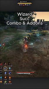 BDO Wizard Succ PvE COMBO & ADDONS #bdo #combo #addons #shorts #blackdesert #blackdesertonline