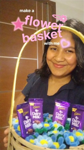 🫐🌸Make a DIY flower basket with me with pipe cleaners⋆｡°✩
