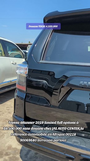 Toyota 4Runner 2019 Limited à 16.500.000 FCFA - JAL AUTO CENTER