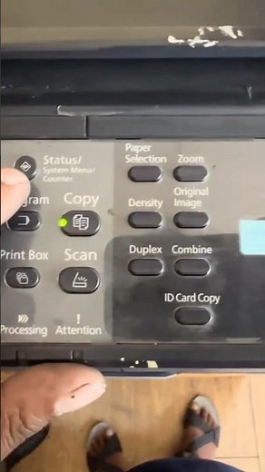 How to Change Paper Size Settings in Kyocera TASKalfa 1800 #kyocera #copier #officeprinter