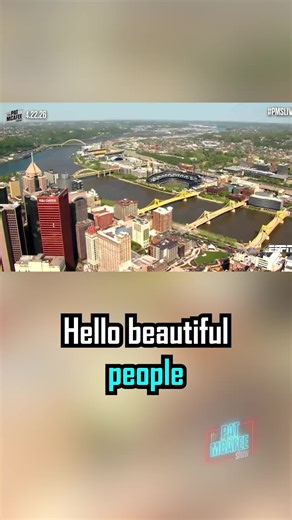 Hello beautiful people.. WELCOME TO GLORIOUS PITTSBURGH, PENNSYLVANIA #nfl #nfldraft #pittsburgh #patmcafee #thepatmcafeeshow