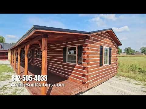 Only $69,900 !?! AMISH BUILT, EL CHAPO 1.0 MODULAR CABIN, 2 BED 1 BATH PLUS HUGE PORCH , PREFAB HOME