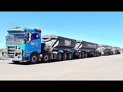 Road Trains and Trucks in Australia