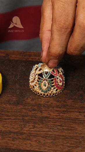 Jewelry Casting with Stones – From Molten Metal to Sparkling Beauty Watch the complete process of jewelry casting and stone setting. From raw metal to polished elegance, see how stunning jewelry pieces are crafted step by step. #JewelryCasting #StoneSetting #HandmadeJewelry #JewelryMaking #JewelryDesign #CraftingProcess #luxuryjewelry | A2Z Skills