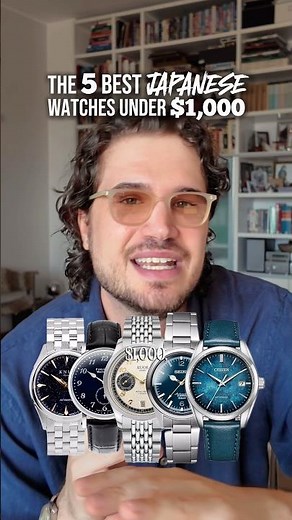5 Best JAPANESE Watches Under $1,000 #watches #japanesewatches #japan
