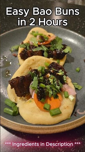 How to Make Fluffy Steamed Bao Buns from Scratch (Step-by-Step) #BaoBuns #SteamedBuns #AsianRecipes