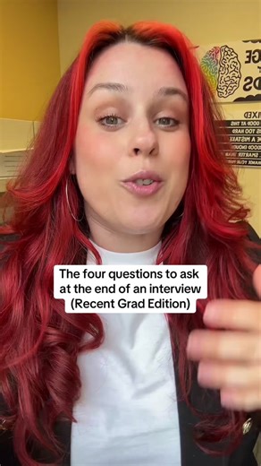 I used to get SO nervous when it came to asking questions at the end of interviews… but its your chance to figure out KEY parts of the role and the culture of the company. • If you’re a recent college graduate or just someone who gets super nervous, these 4 questions are my favorite to ask at the end of an interview. • #recentgrad #collegegraduate #graduate #earlycareer #interviewtips #interview #jobinterview #jobinterviewtips #interviewquestions