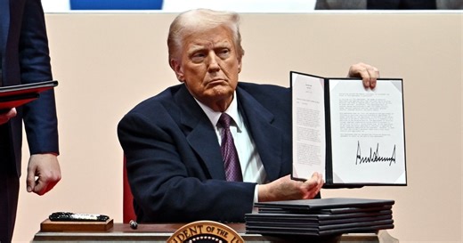 What is an executive order, and what orders did Trump sign on day 1?