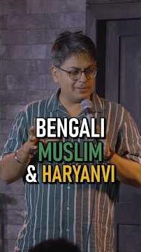 Bengali Muslim & Hariyanvi | Stand-up Comedy by Abijit Ganguly #shorts #standupcomedy #crowdwork