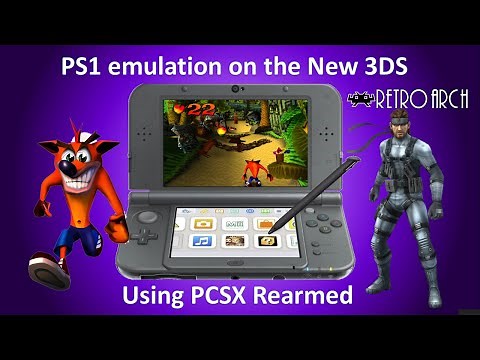 PS1 emulation on New 3DS test (using PCSX rearmed)