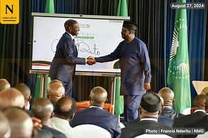 President Ruto launches Raila's AUC chair bid at State House