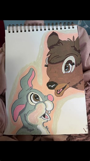Disney “Bambi” drawing #disneydrawing #blind #art #beginnerart