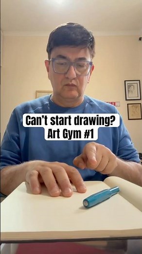 Art Gym #1: Struggling to Start Drawing? Try This 5-Minute Exercise #art#creativeprocess