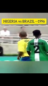 🔙🇳🇬 THROWBACK: NIGERIA vs BRAZIL – 1996! 🇧🇷🔥 Let’s take it back to one of the greatest nights in Nigerian football history. Atlanta 1996… the semifinal that shocked the whole world. Brazil were leading 3–1, but our Dream Team refused to bow. ⚽ Victor Ikpeba pulled one back ⚽ Kanu Nwankwo equalized in the last minute ⚽ And then KING KANU finished it with a Golden Goal to make it 4–3! A legendary comeback by a legendary team. A moment that made Africa proud. A night Nigeria will NEVER forget