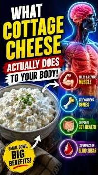What Cottage Cheese Actually Does to Your Body #short #Nutrition #CottageCheese #healthtips
