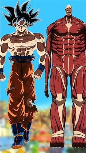 Goku 🆚 Colossal Titan