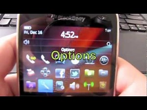 How to unlock Blackberry Bold 9900 9930